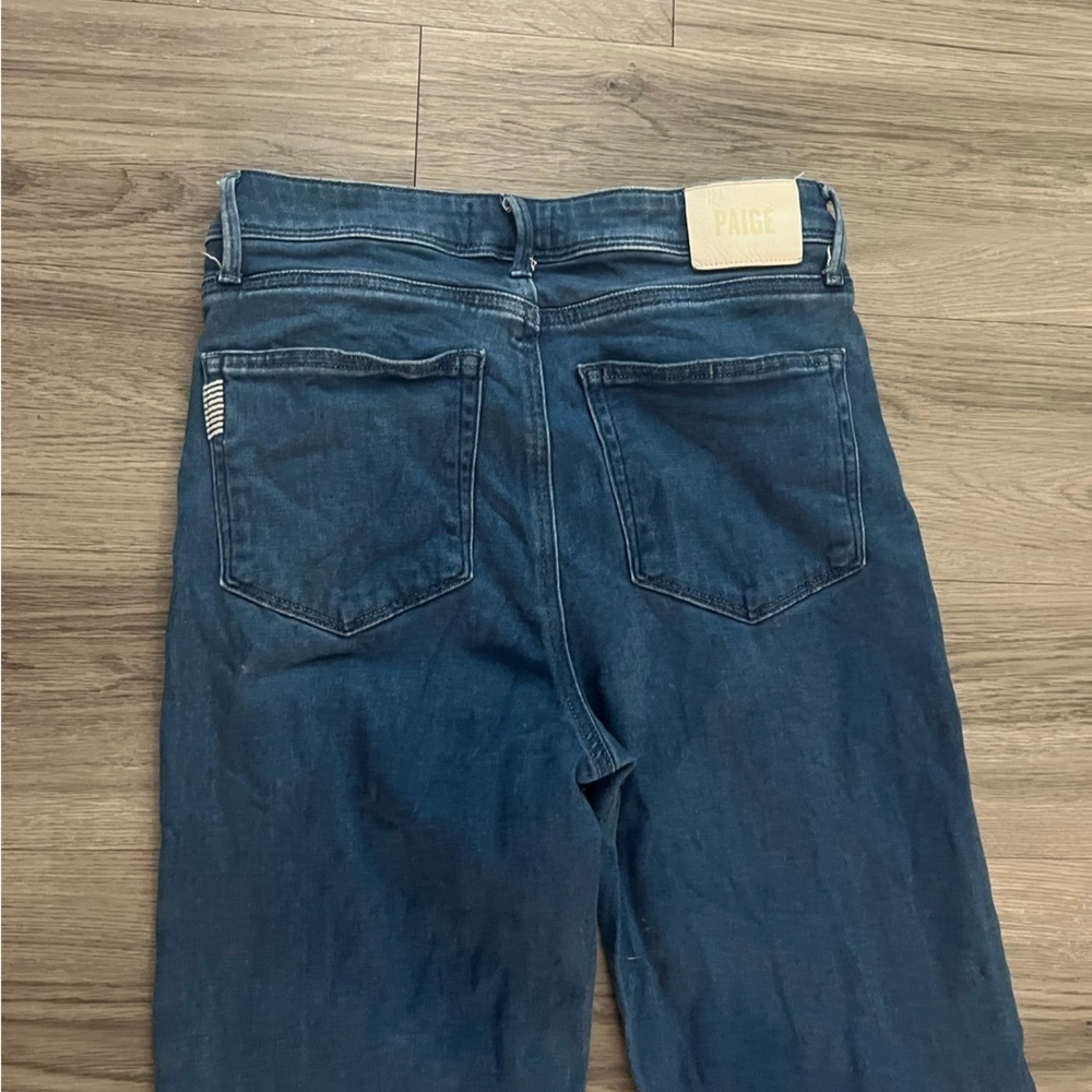 PAIGE Genevieve Flare Blue Jeans - Picture 5 of 9